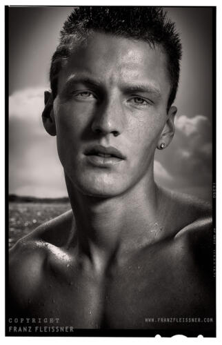 portrait of Swedish Male model, By photographer Franz Fleissner, Sweden
