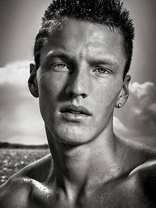 portrait of Swedish Male model