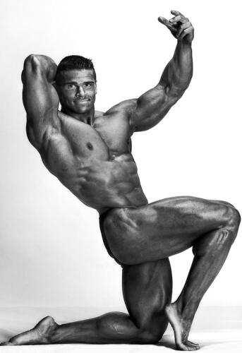male bodybuilding and athletes by Franz Fleissner, 